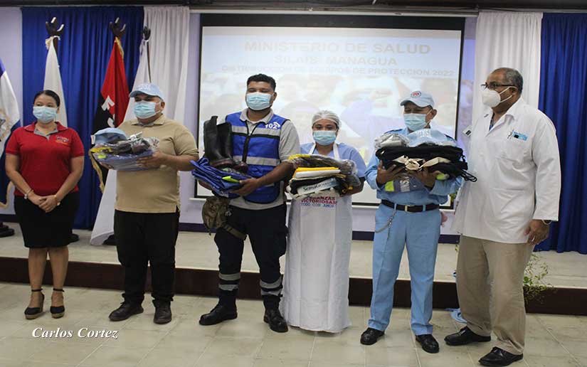 Entregan equipos de protección a trabajadores de la salud en Nicaragua