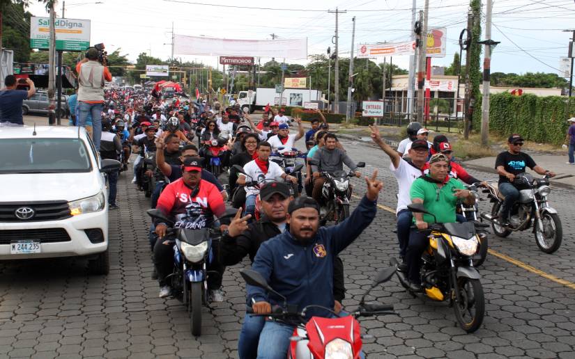 Caravana Patria recorre barrios del Distrito VII de Managua