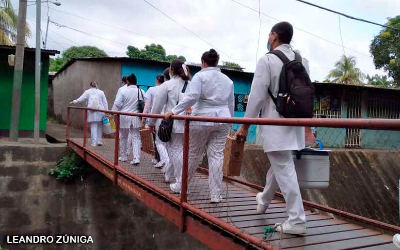 MINSA realiza vacunación casa a casa contra la Covid-19 en Anexo a Jardines de Veracruz