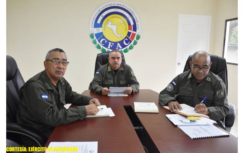 Ejército de Nicaragua en actividad especializada de ingeniería militar de la CFAC
