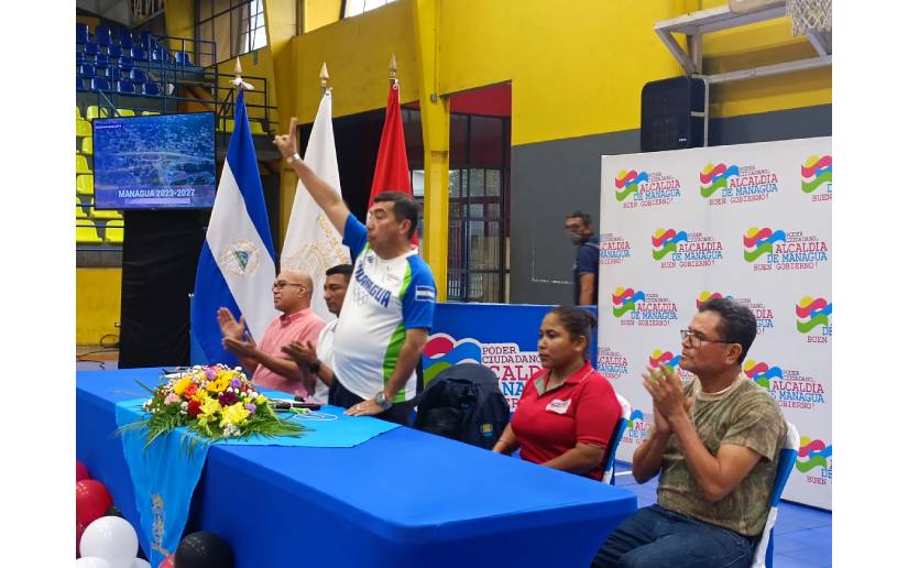 Candidatos del pueblo de Managua presentan proyectos a organizaciones deportivas