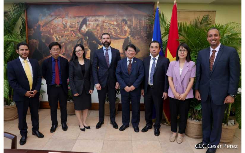 Delegación de Vietnam visitó Cancillería de la República de Nicaragua