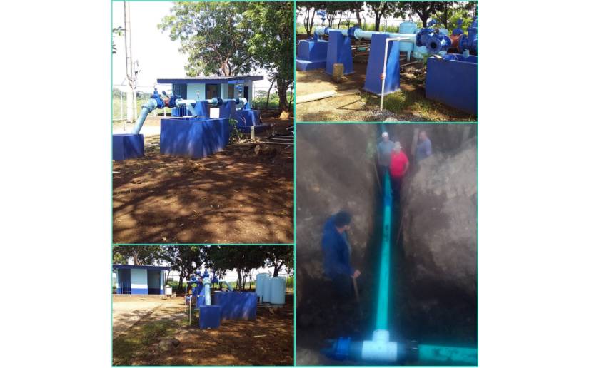 Enacal mejora pozo de agua potable en el distrito VII de Managua