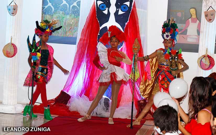 Movimiento Cultural Leonel Rugama realiza pasarela infantil en el Puerto Salvador Allende