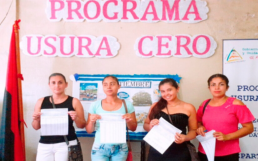 Programa Usura Cero ha entregado 1 mil 800 millones de córdobas a mujeres emprendedoras