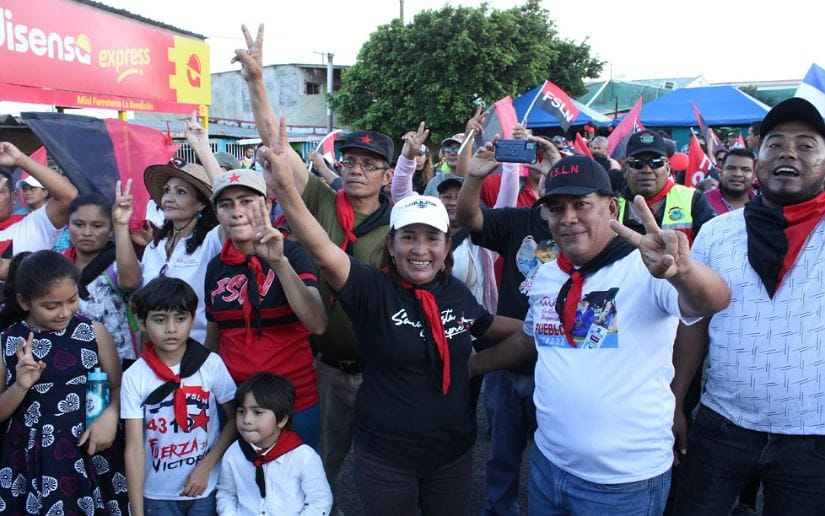 Familias de El Crucero ratifican respaldo al Frente Sandinista este 6 de noviembre