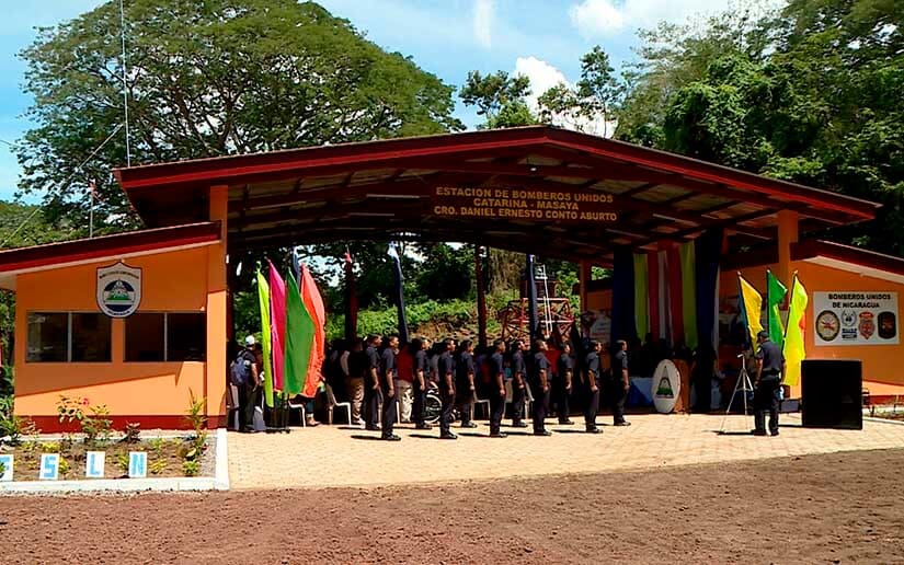 Inauguran estación de bomberos en el municipio de Catarina