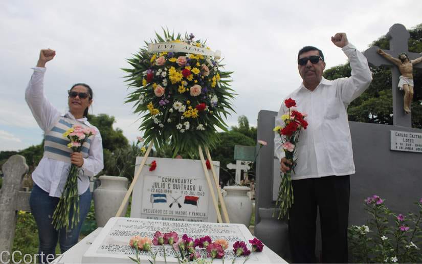 Autoridades rinden homenaje a los héroes de la Revolución Sandinista