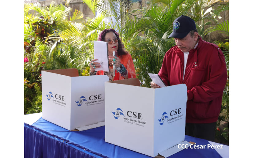 Comandante Daniel Ortega: Este voto, es un voto por la Paz