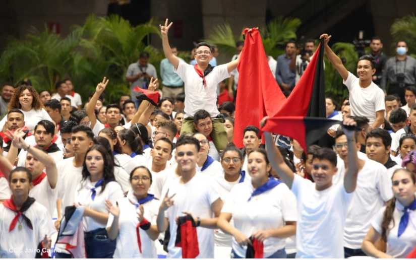 Juventud nicaragüense vibra con el orgullo de nuestra historia