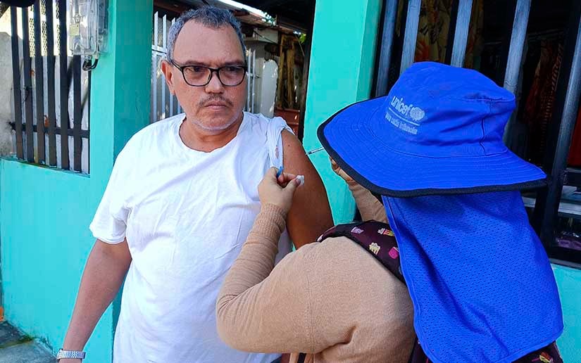 Completan esquemas de vacunación contra la Covid-19 a familias de Tipitapa