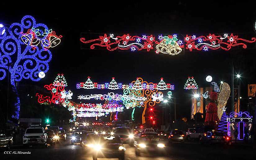 Managua se prepara para recibir las fiestas de diciembre