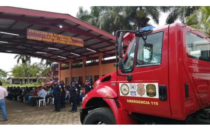 Inauguran nueva estación de bomberos en La Paz