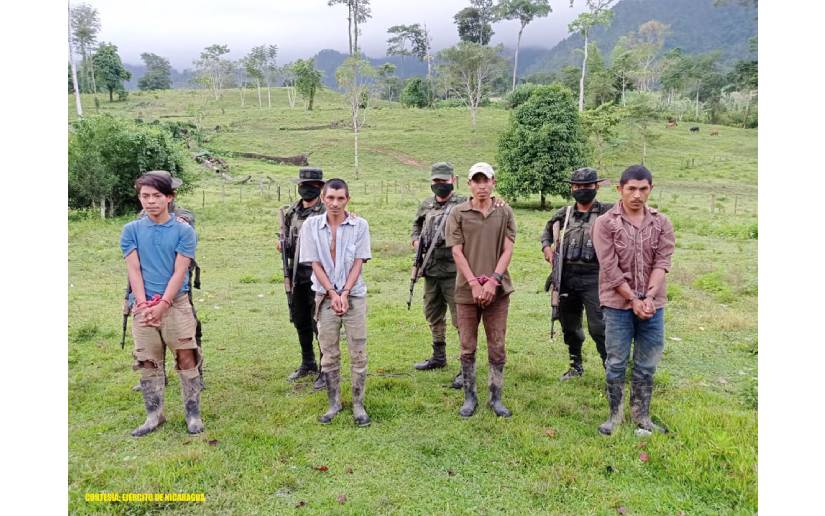 Ejército de Nicaragua informa sobre retención de ciudadanos en comunidad Aguas Verdes