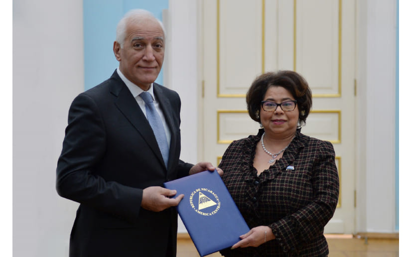 Nicaragua presenta cartas credenciales ante el Presidente de Armenia