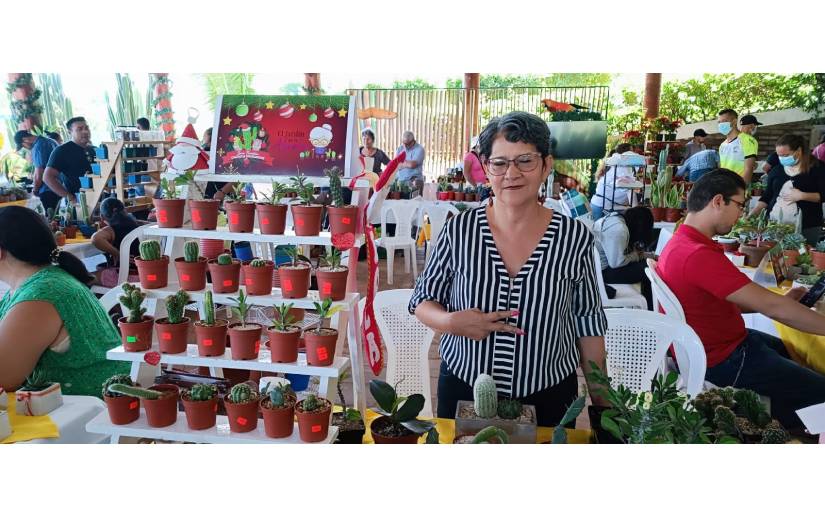 Mefcca realiza Feria Navideña del Cactus y Suculentas