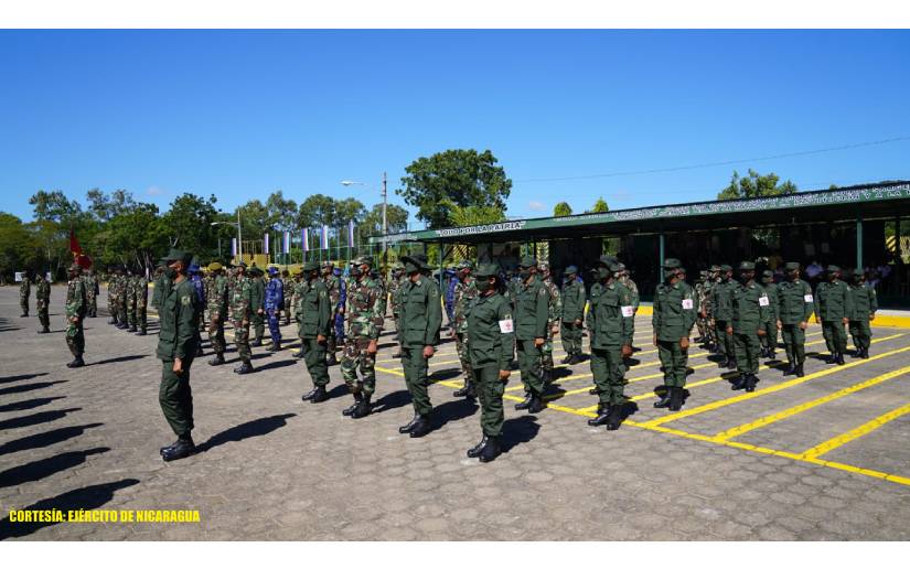 Ejército de Nicaragua realiza graduación de cursos de la Escuela Nacional de Sargentos