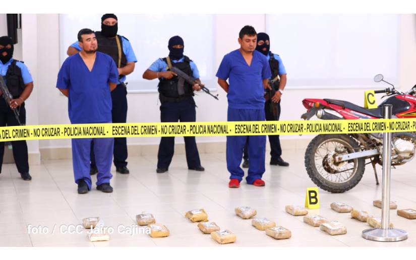 Policía Nacional incauta cocaína valorada en más de 778 mil dólares en Diriamba, Carazo