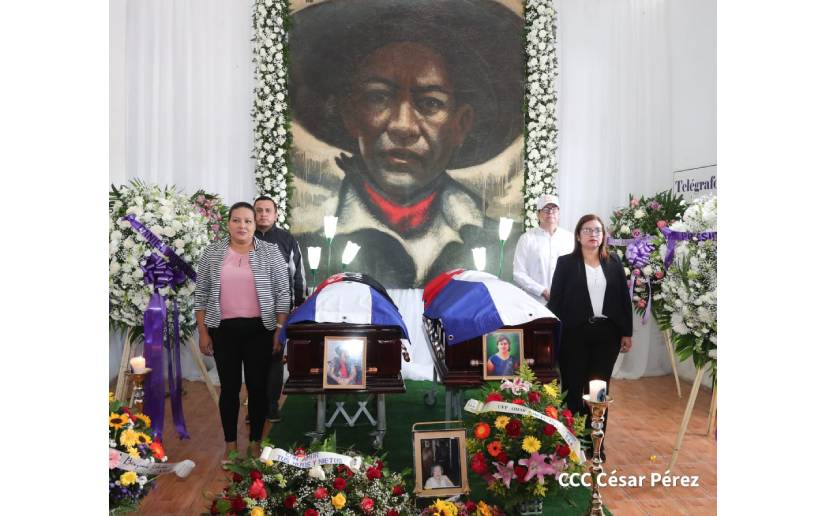 Nicaragua da el último adiós a Blanca Segovia, hija del General Sandino