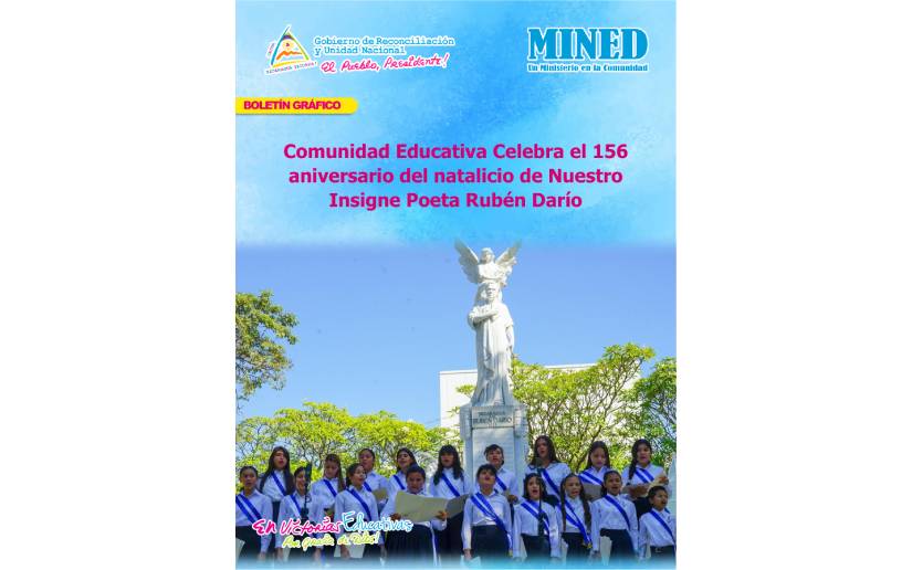 Comunidad Educativa Celebra El 156 Aniversario Del Natalicio Del Poeta Comunidad Educativa Celebra El 156 Aniversario Del Natalicio Del Poeta