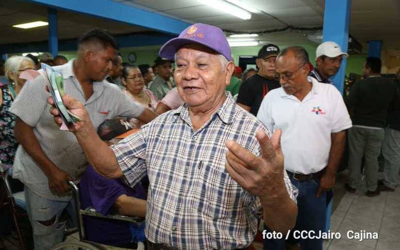 Nicaragua: 321 mil 990 pensionados reciben pago del mes de Enero
