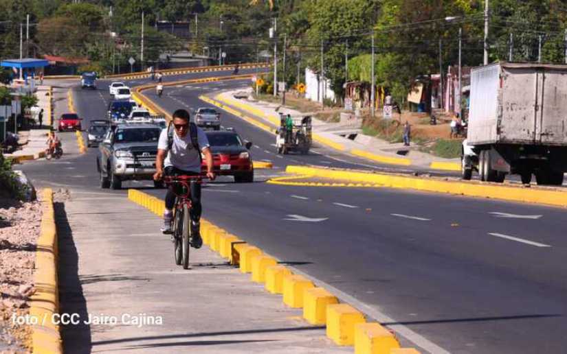 Gobierno de Nicaragua inaugura tramo carretero entre Masaya y Granada