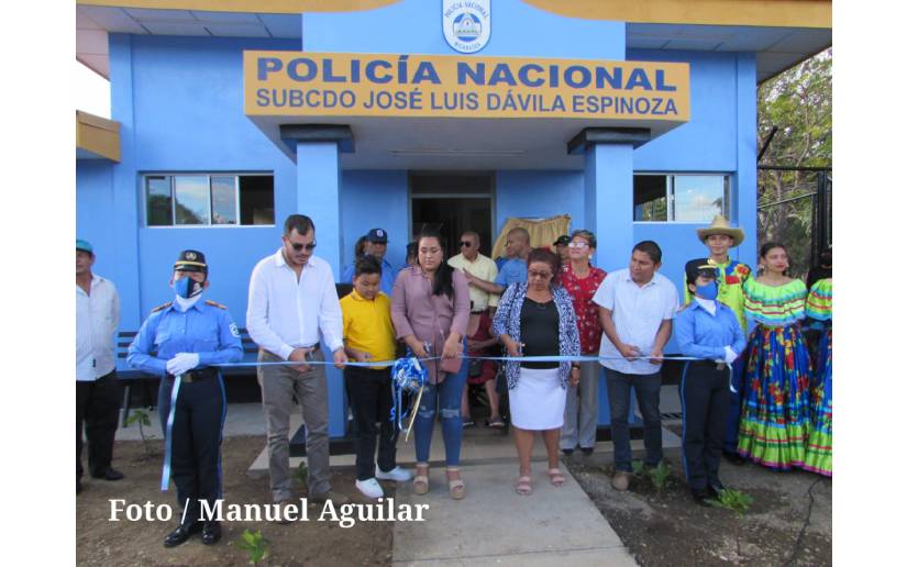 Inauguran nueva unidad de seguridad Ciudadana en La Boquita, Diriamba-Carazo