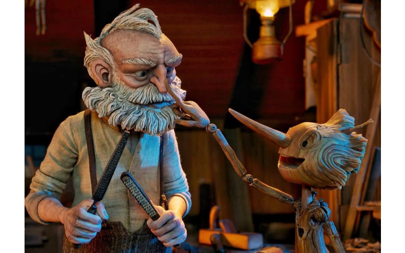 "Pinocho", de mexicano Guillermo del Toro, nominada al Oscar como mejor animación