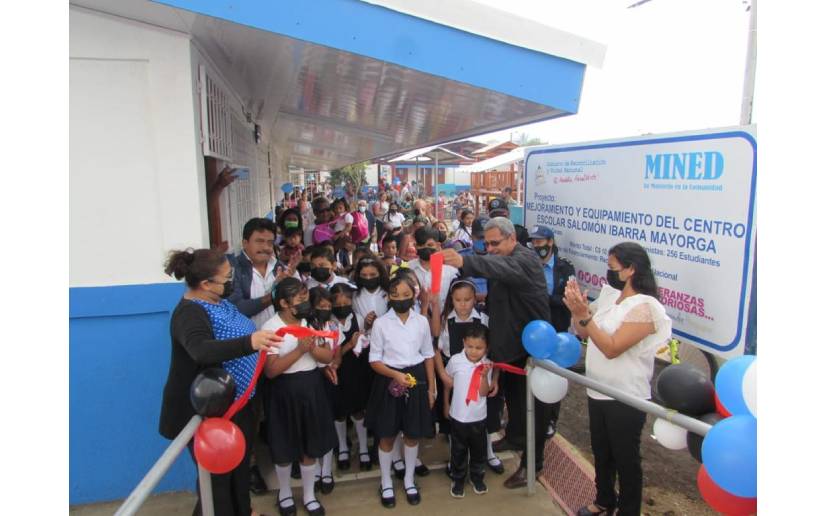 Gobierno de Nicaragua inaugura Moderno Centro Escolar en San Marcos