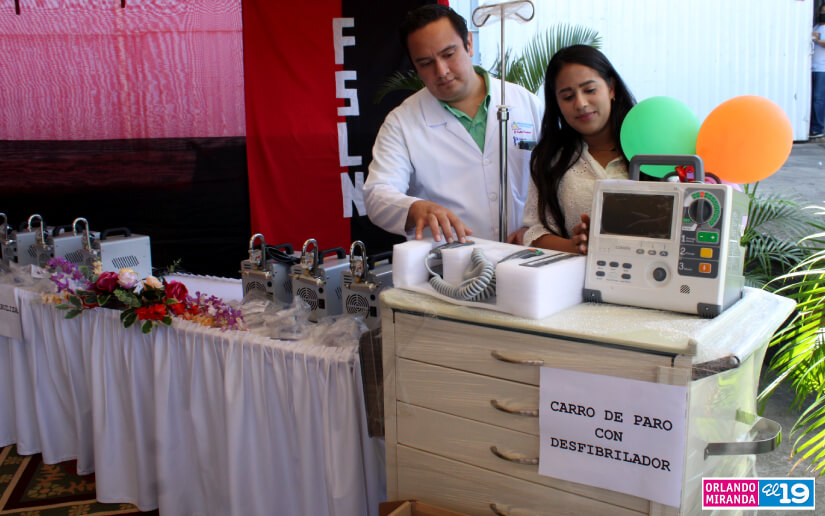 Ministerio de Salud entrega equipos médicos a hospitales de Nicaragua