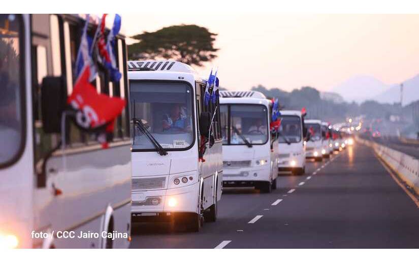 Presidente Daniel Ortega realizará entrega del primer lote de buses rusos 