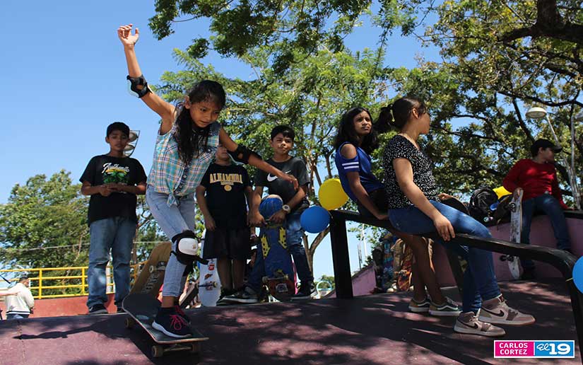 Inician clases en la Academia de Skaterboarding de la Alcaldía de Managua