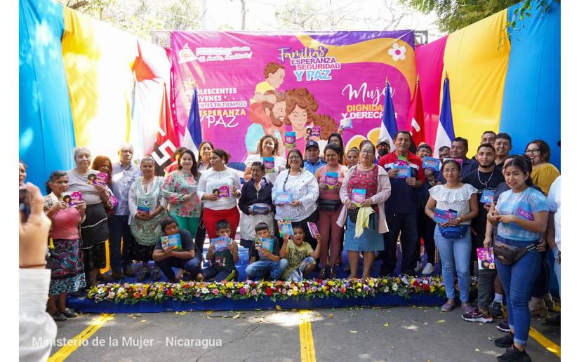 Presentan cartillas para fortalecer la Paz en las familias en Nicaragua