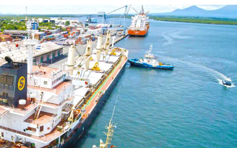 Actividad portuaria en Nicaragua en franco aumento
