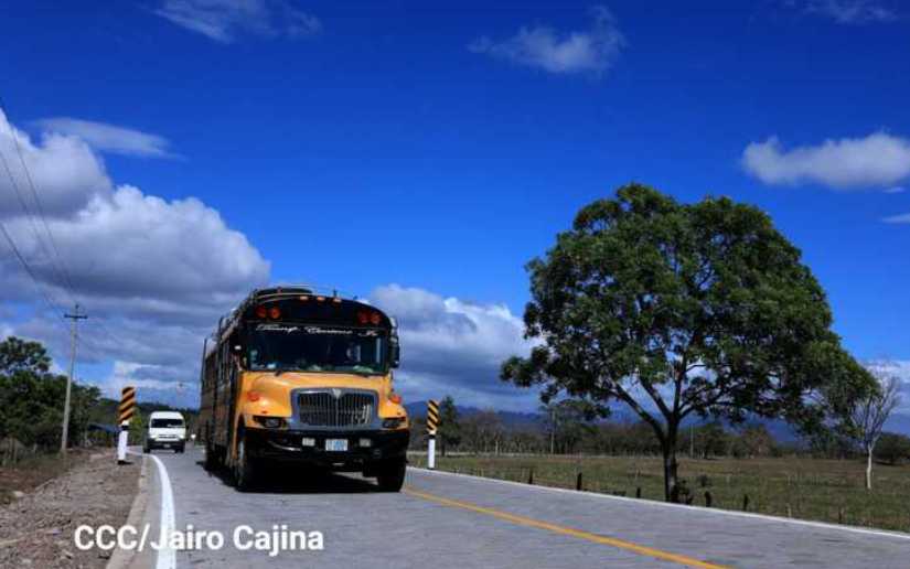 Inauguran tramo carretero Juigalpa-San José del Lago en Chontales