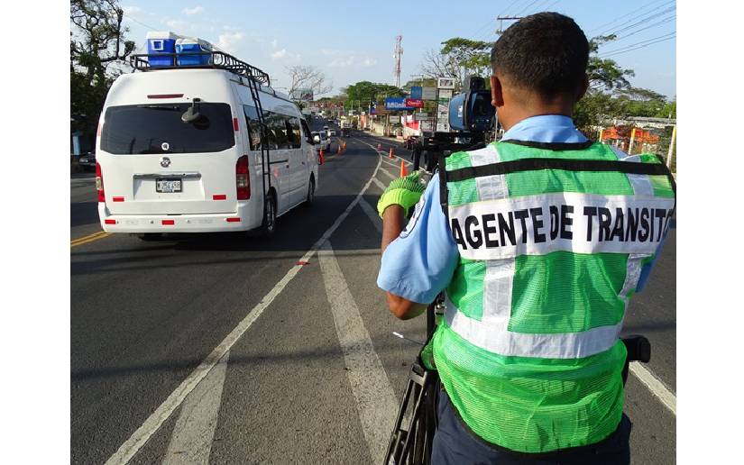 Más de 8 mil multas fueron aplicadas a conductores en Nicaragua