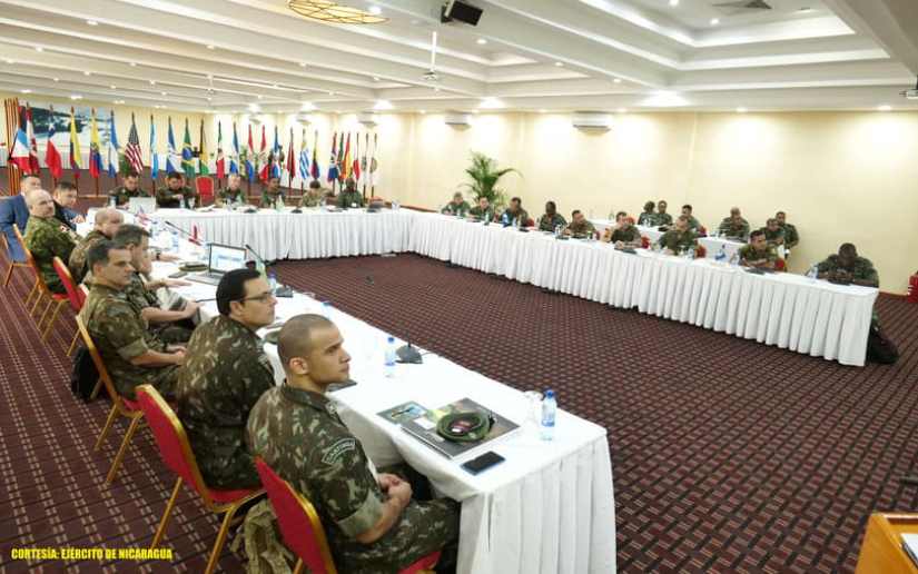 Nicaragua participó en actividad de la Conferencia de Ejércitos Americanos