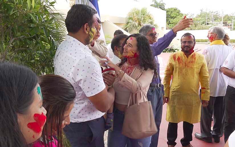 Comunidad hindú de Nicaragua celebra el Festival del Color “Holi 2023”