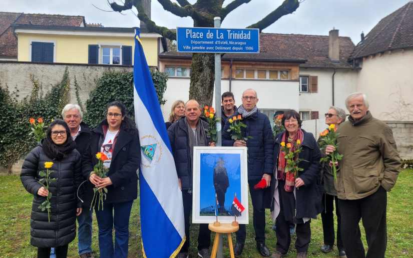Solidaridad Suiza rindió homenaje a Sandino