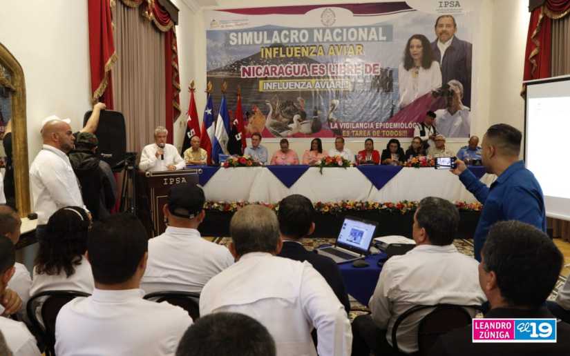 Nicaragua inicia simulacro nacional para la prevención de influenza Aviar