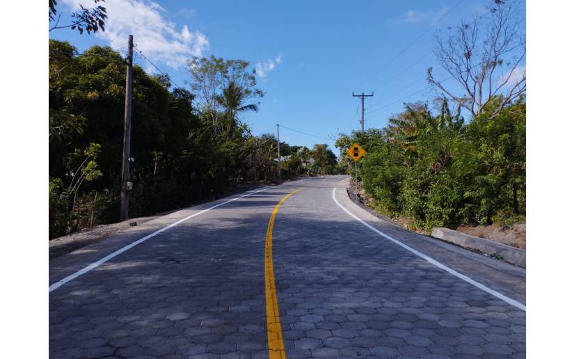MTI concluye construcción de nuevo tramo de carretera en la Isla de Ometepe