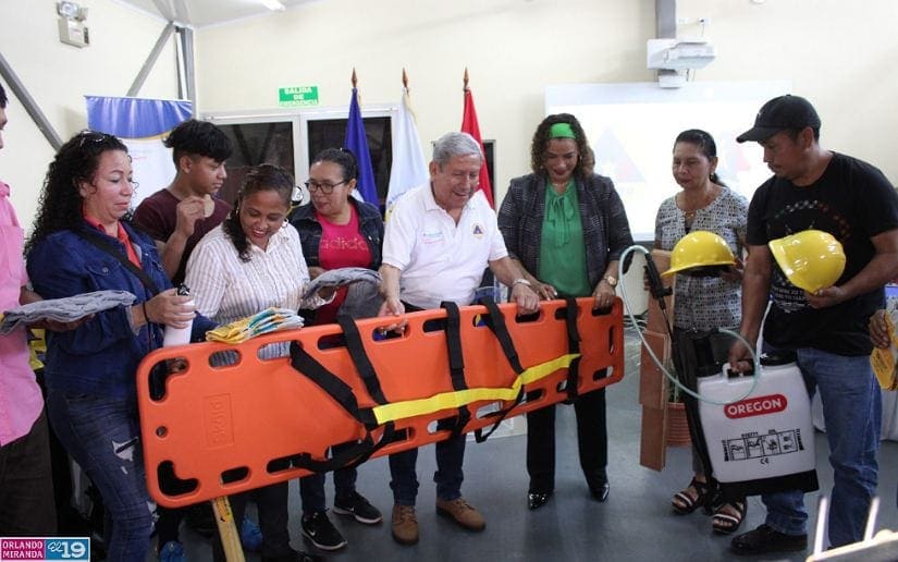 Sinapred entrega materiales a las brigadas comunitarias ante desastres