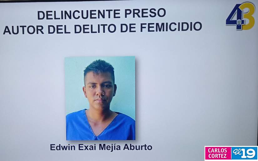 Policía Nacional detiene a sujeto que cometió femicidio en Tipitapa