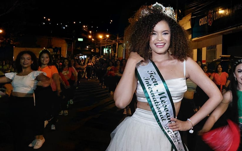 Matagalpa recibe a Grethel Gámez, Miss Teen Mesoamérica Internacional 