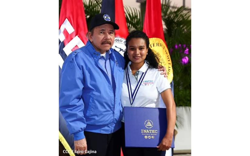 La fuerza invencible la convirtió en una de las mejores estudiante de INATEC en Nicaragua