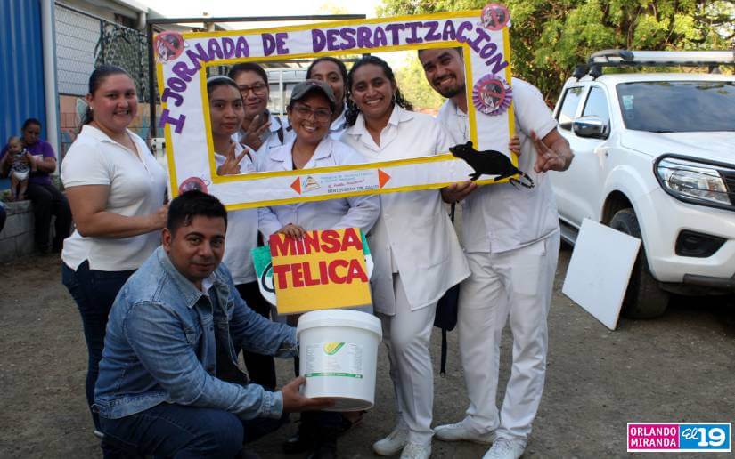 Minsa inicia aplicación de Biorat para prevenir la Leptospirosis en Nicaragua