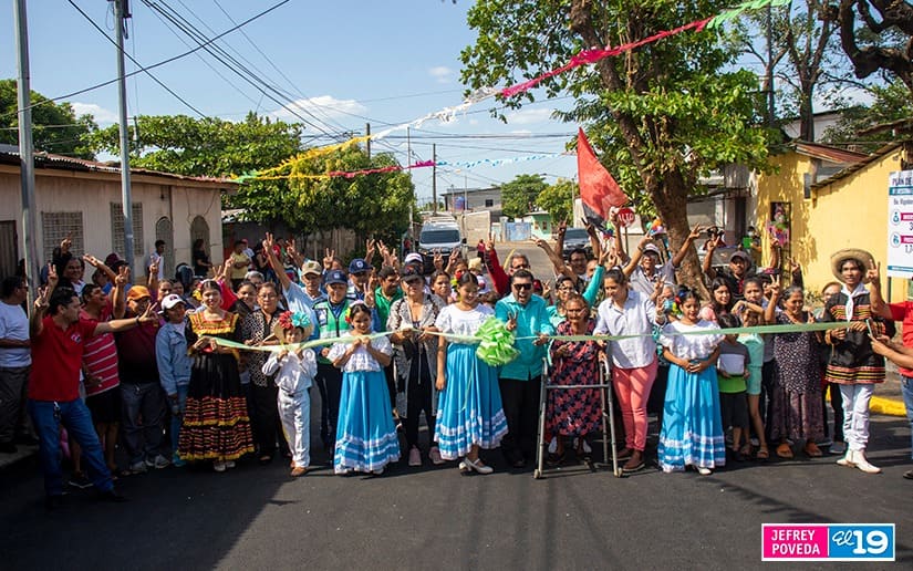 Alcaldía avanza en la ejecución de Programa Calles para el Pueblo en Managua