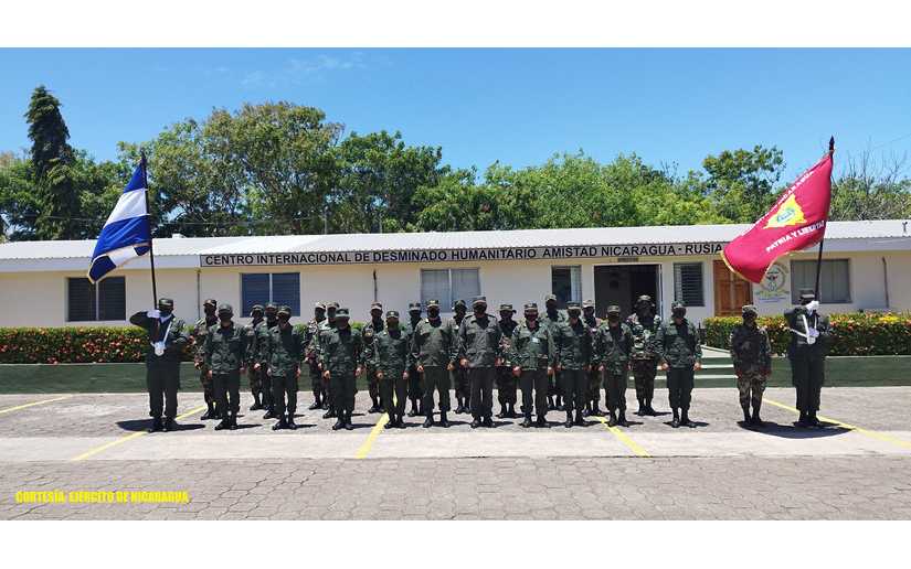 Ejército de Nicaragua realizó graduación del XI Curso de Zapadores de Combate