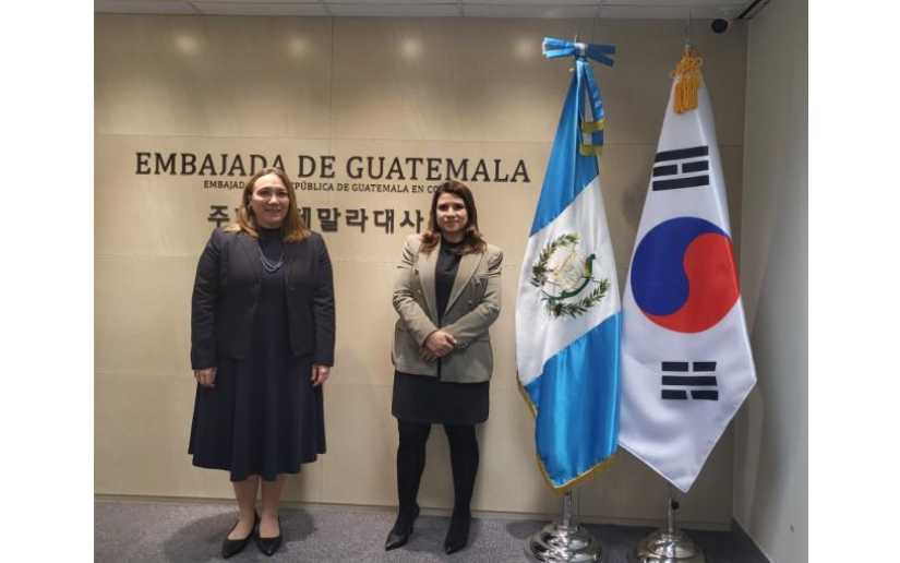 Encargada de Negocios sostuvo encuentro con Embajadora de Guatemala en Corea