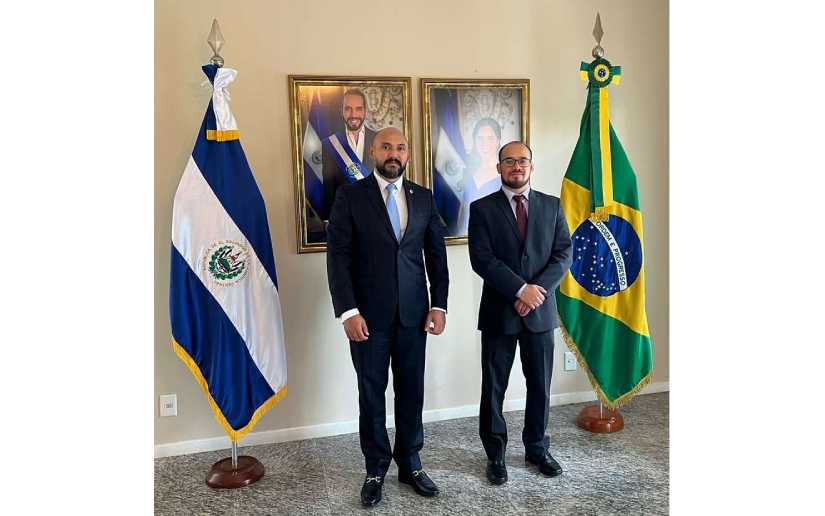 Embajador de Nicaragua se reunió con el embajador de El Salvador en Brasil